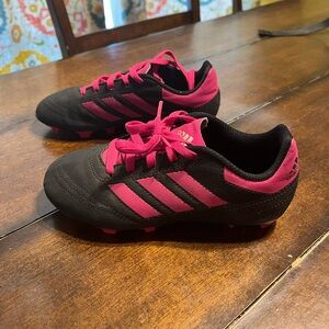 Kids Adidas soccer cleats, size 1.